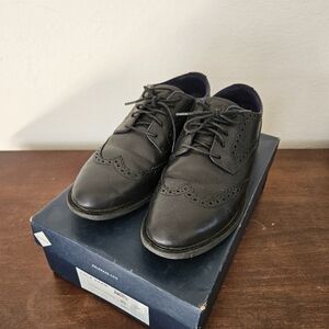 VGUC Cole-Haan Grandevolution Waterproof Oxford Black W10 With Box